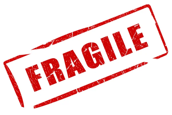 Timbro fragile — Foto Stock