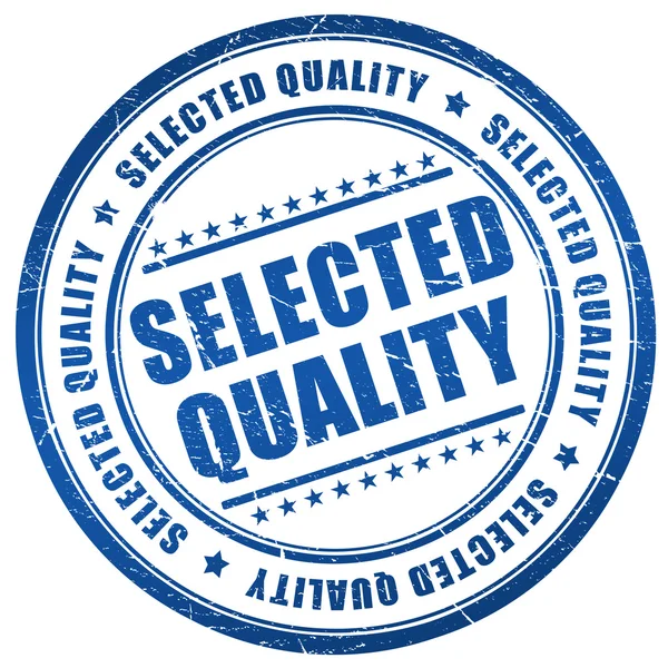 Selected quality stamp — Stock Photo, Image