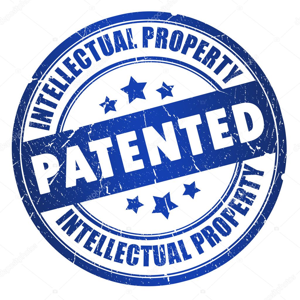 Patented intellectual property stamp