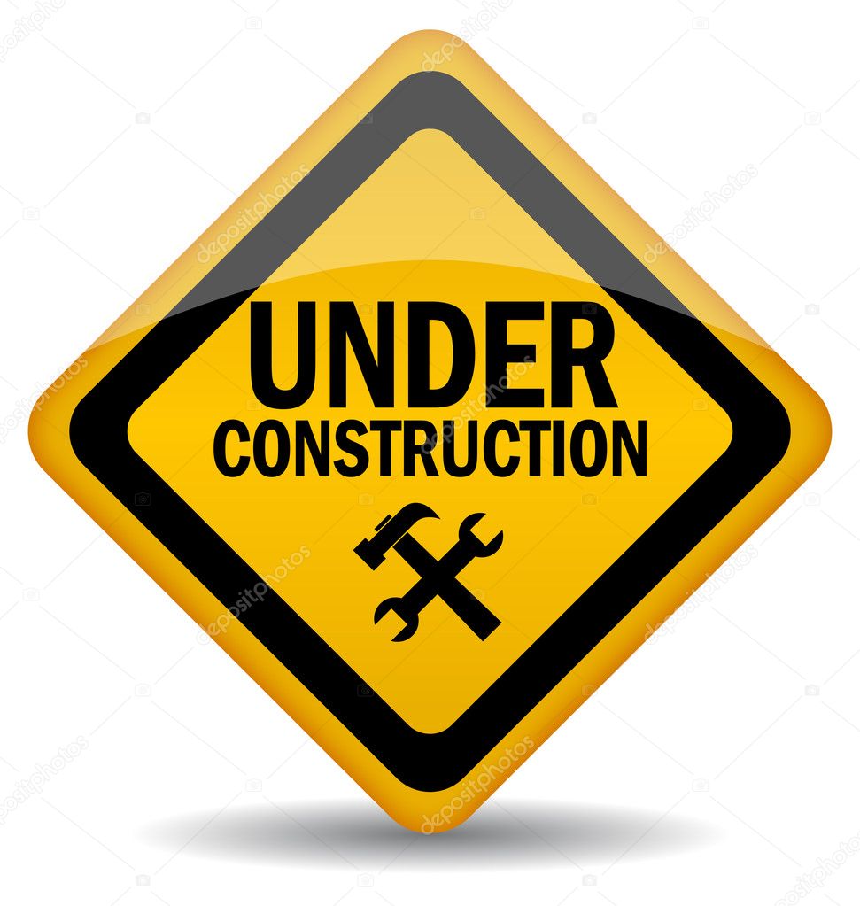 Vector sign under construction — Stock Vector © Arcady #12204942