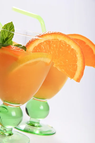 Détail des cocktails de fruits — Photo