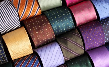 Collection of neckties clipart