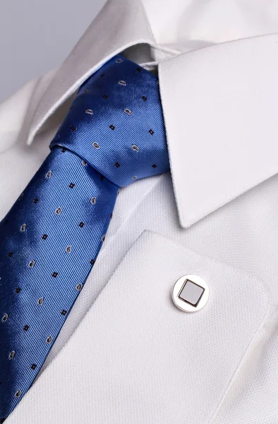 Wit overhemd voor cufflink — Stockfoto