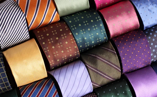 Collection of neckties Royalty Free Stock Photos