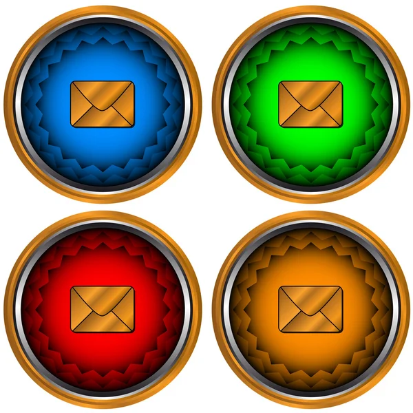 Quatre icônes web — Image vectorielle