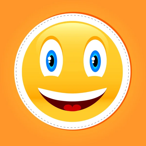 Ícone de sorriso —  Vetores de Stock