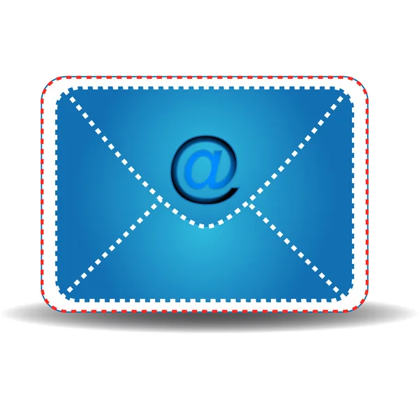 Το γράμμα με μπλε σύμβολο — Διανυσματικό Αρχείο