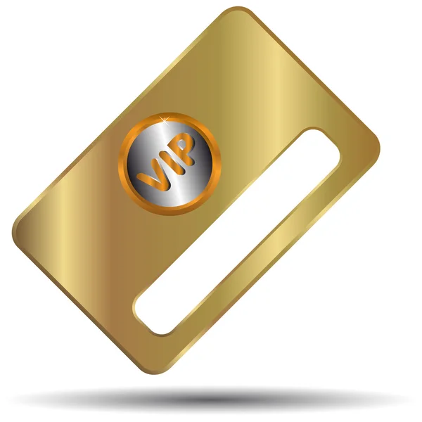 Gold vip card — Stock Vector