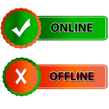 Online ve offline simgesi