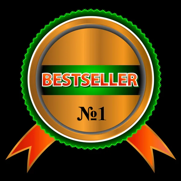 Bestseller pictogram — Stockvector