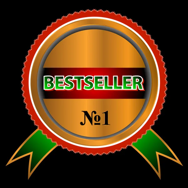 Bestseller pictogram — Stockvector
