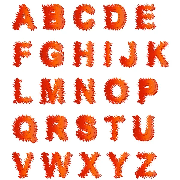 Alfabeto abstracto — Archivo Imágenes Vectoriales