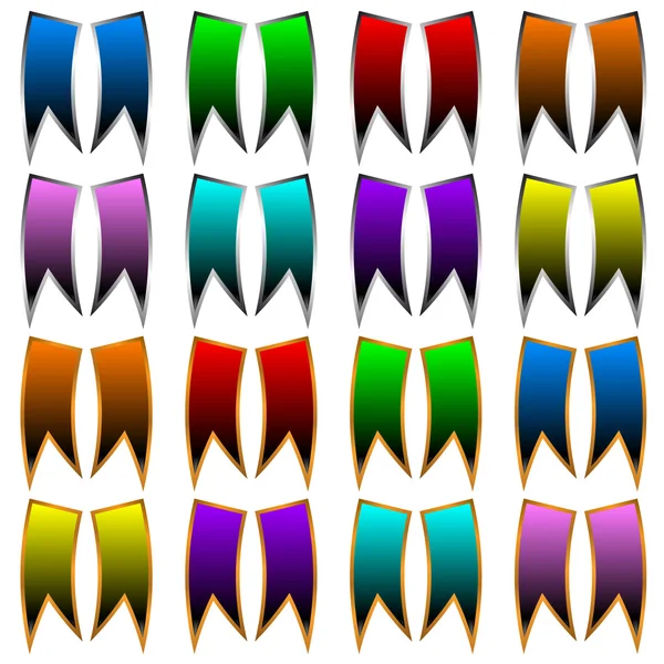 Ruban coloré — Image vectorielle