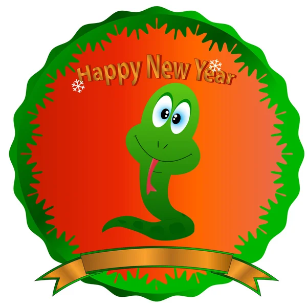 Symbool van gelukkig nieuw jaar — Stockvector
