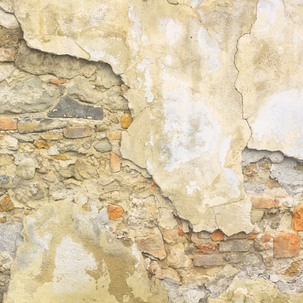 Старая кирпичная стена в качестве фона — стоковое фото