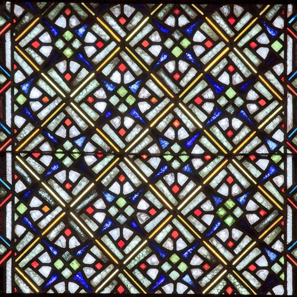 Mozaikové okno v katolického chrámu — Stock fotografie