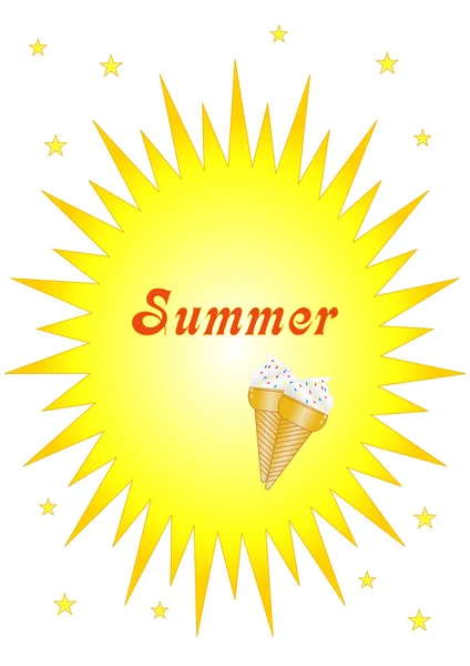 Concepto de verano ilustración —  Fotos de Stock