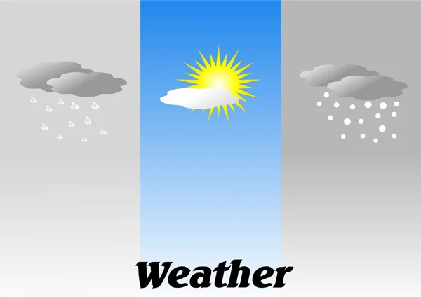 Weather illustration — Stock Photo, Image