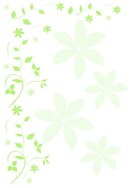 Leaves background frame — Stock Photo, Image