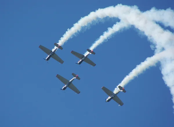 Akrobatik uçaklar — Stok fotoğraf