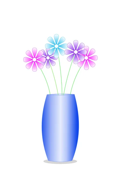 Flowers in vase — Stock Photo, Image