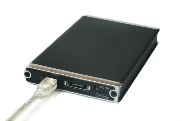 Disco duro portátil externo — Foto de Stock