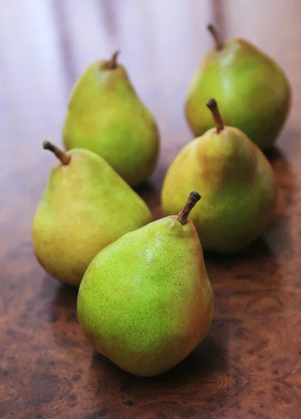 Pears on table — Stock Photo, Image