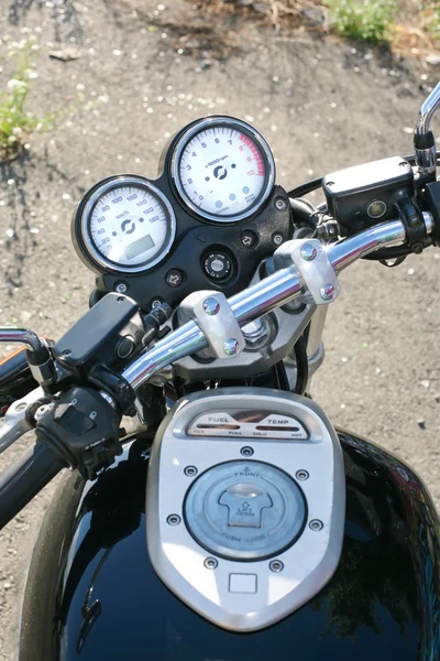 Velocímetro de motocicleta tacômetro — Fotografia de Stock