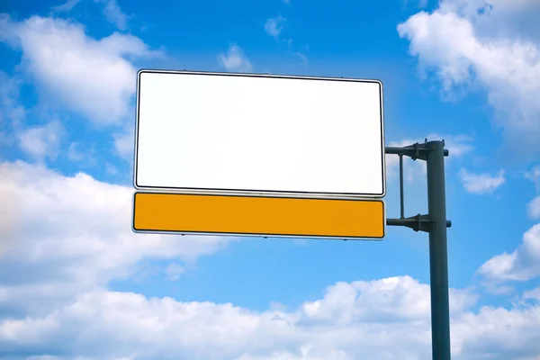 Droga billboard — Zdjęcie stockowe