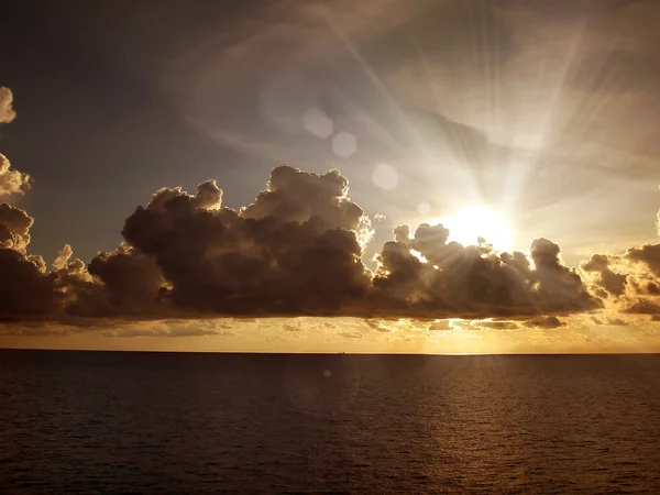 stock image Sunset Clouds Above Sea