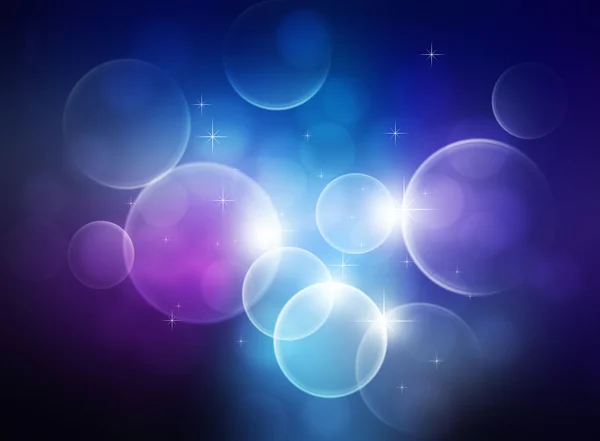 Blue Abstract Bokeh Background — Stock Photo, Image