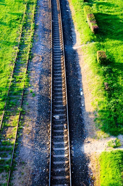 Caminho de ferro urbano — Fotografia de Stock