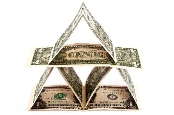 En dollar pyramid — Stockfoto