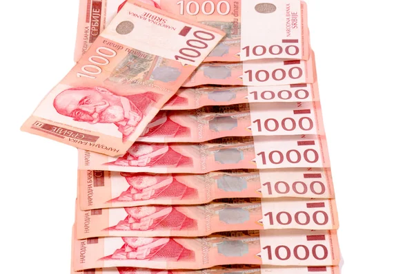Dinheiro oficial sérvio — Fotografia de Stock