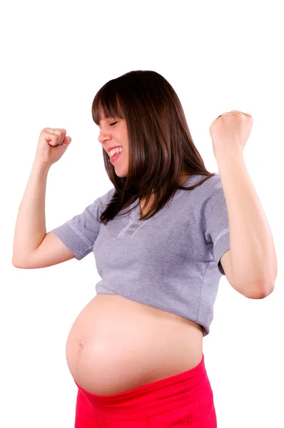 Happy pregnant woman — Stock Photo, Image