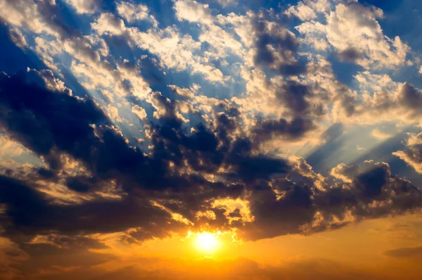 Chmura zachód słońca — Zdjęcie stockowe