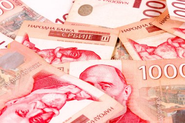 Serbian money clipart
