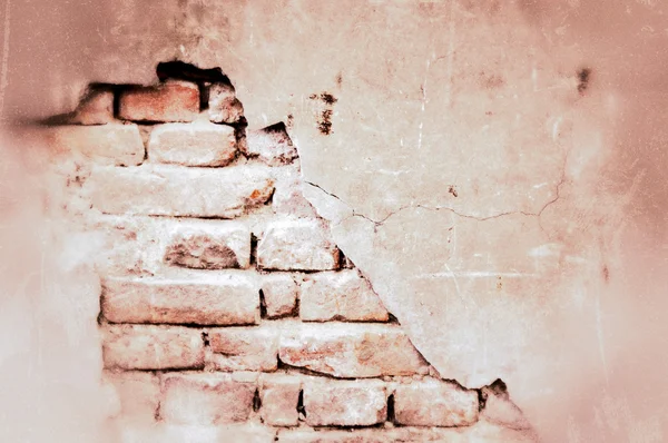 Παλιά τούβλα του τοίχου — Φωτογραφία Αρχείου