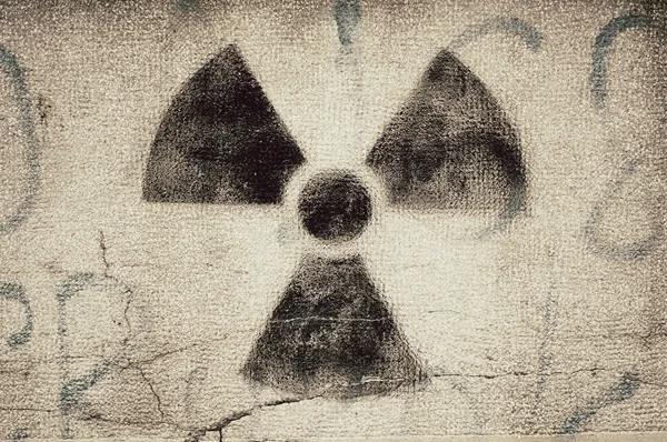 Radioaktives Graffit — Stockfoto
