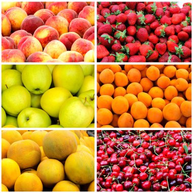 Fruit collage clipart