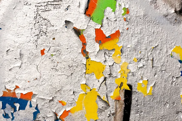 Zeď s barvami — Stock fotografie