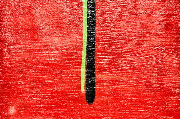 Parede vermelha com a linha — Fotografia de Stock