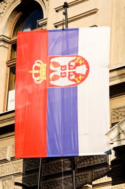 Serbian flag clipart