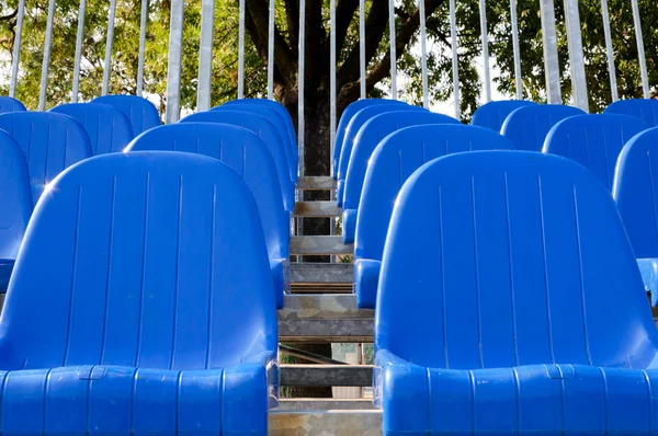 Sedili blu — Foto Stock