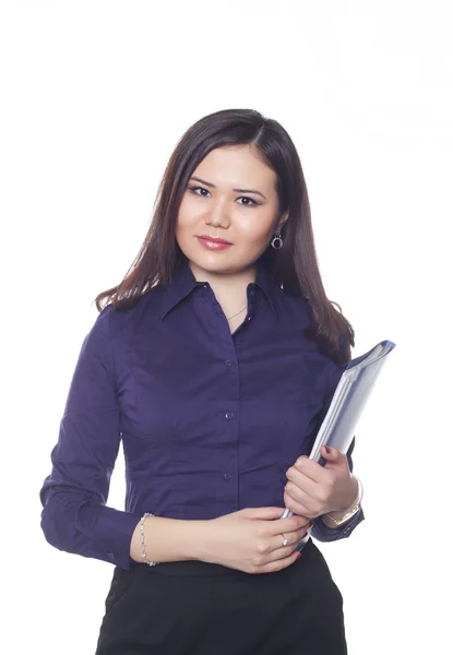 Podnikatelka, Kazašská dívka — Stock fotografie