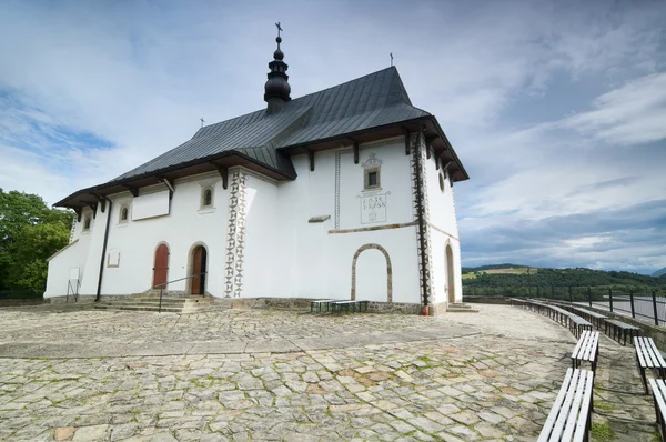 stock image Church in rural Poland