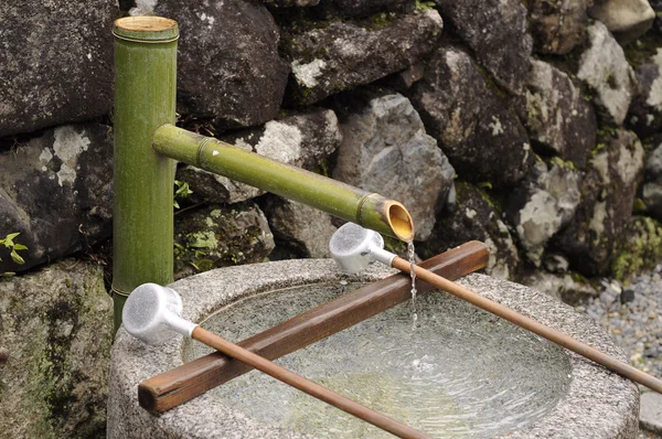 stock image Fresh water in japanese well