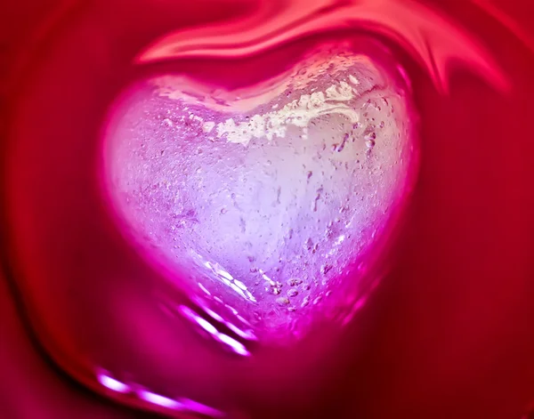 Donmuş kalp — Stok fotoğraf