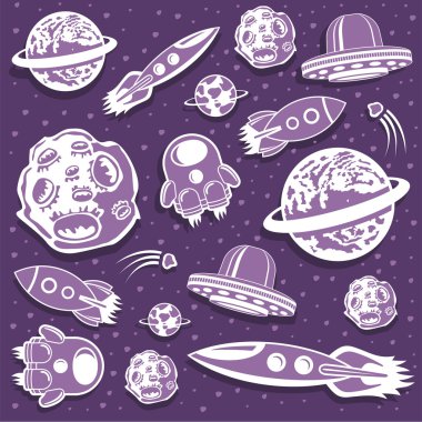 Space background clipart