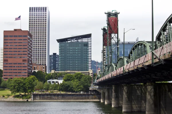 Portland Oregon Morrison Bridge 2 — Stock Photo, Image